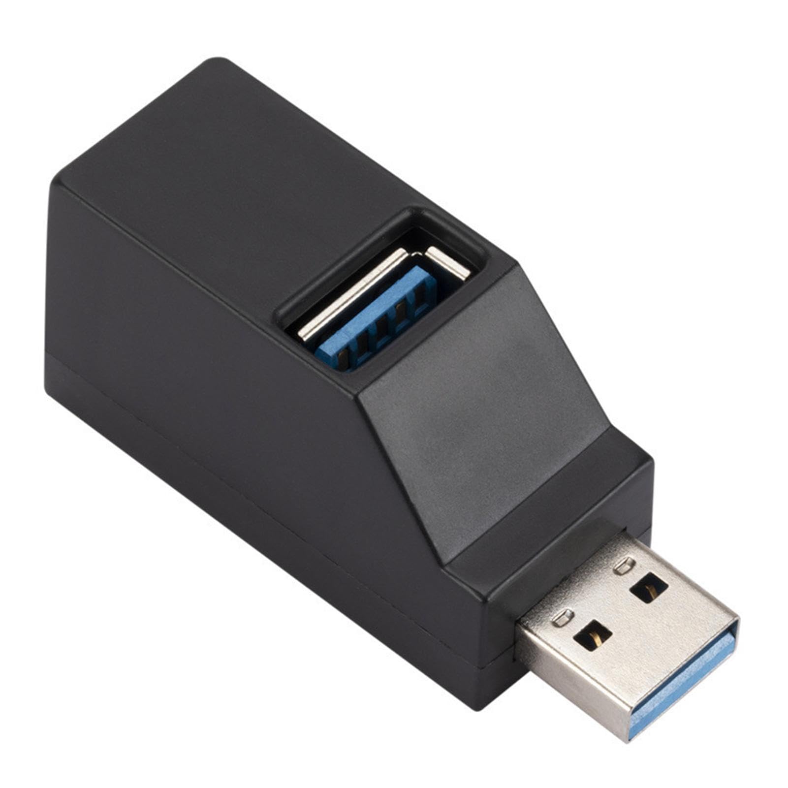 lembrd USB 3.0 Hub Splitter - 3-Port High-Speed Hub for Laptop, PC, Mouse, Keyboard, U Disk - Ideal for Home Office, Gaming, and Travel