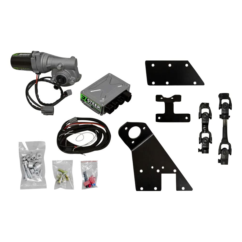 SuperATV EZ-STEER Power Steering Kit for 2015-2023 Honda Pioneer 500 & 520 UTVs | Heavy-Duty Off-Road Steering System | Perfect for Trail Riding, Hunting & Farm Work