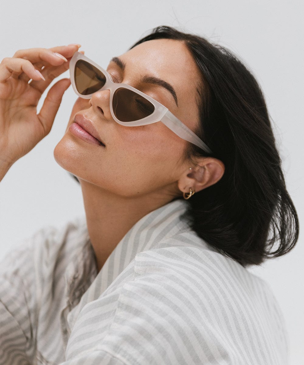 Pamela Cat Eye Sunglasses for Women - Trendy UV Protection Fashion Shades - Perfect for Beach, Driving & Outdoor Activities