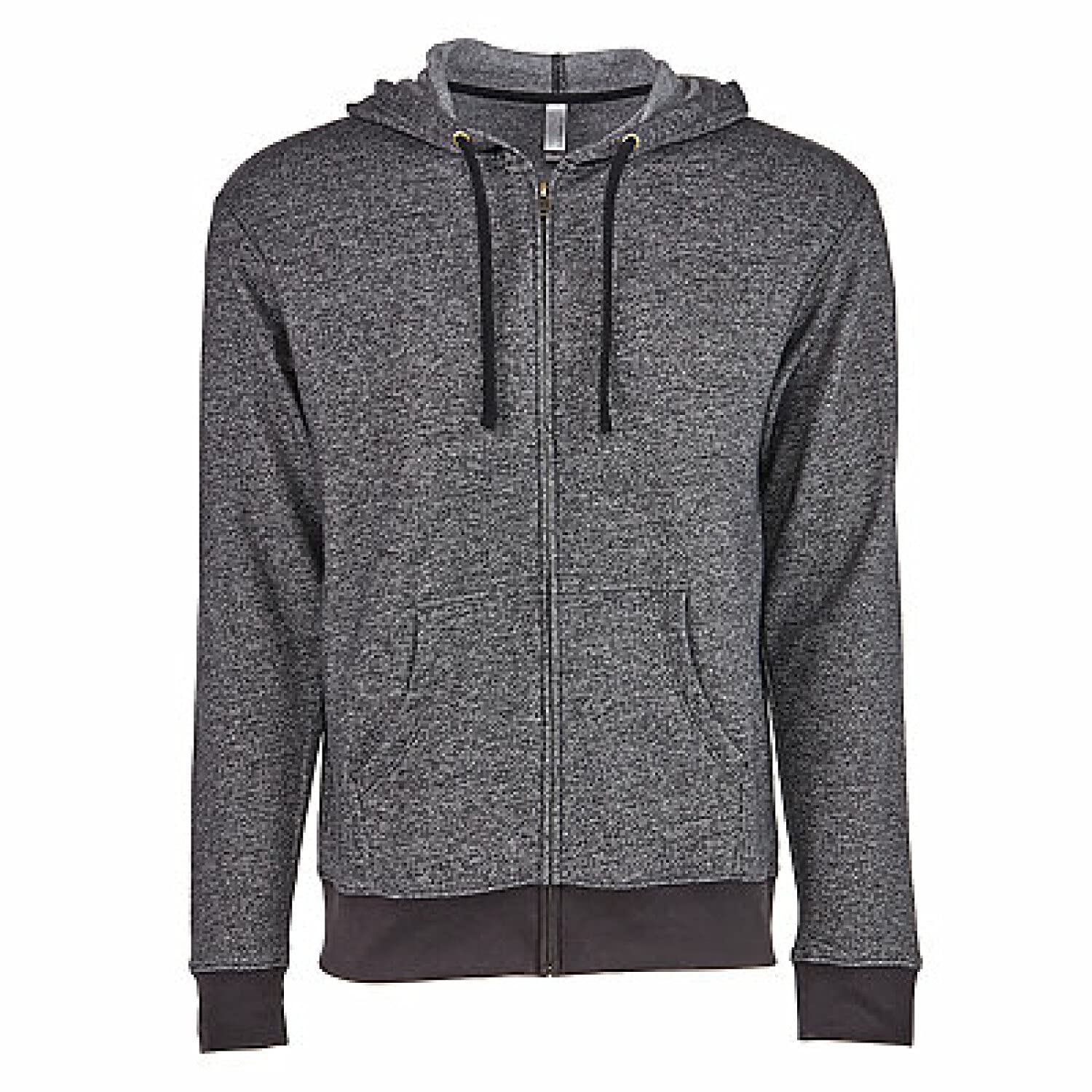 Next Level Apparel Men's Denim Fleece Full-Zip Hoodie 9600 - Warm Winter Jacket for Casual Wear & Outdoor Activities