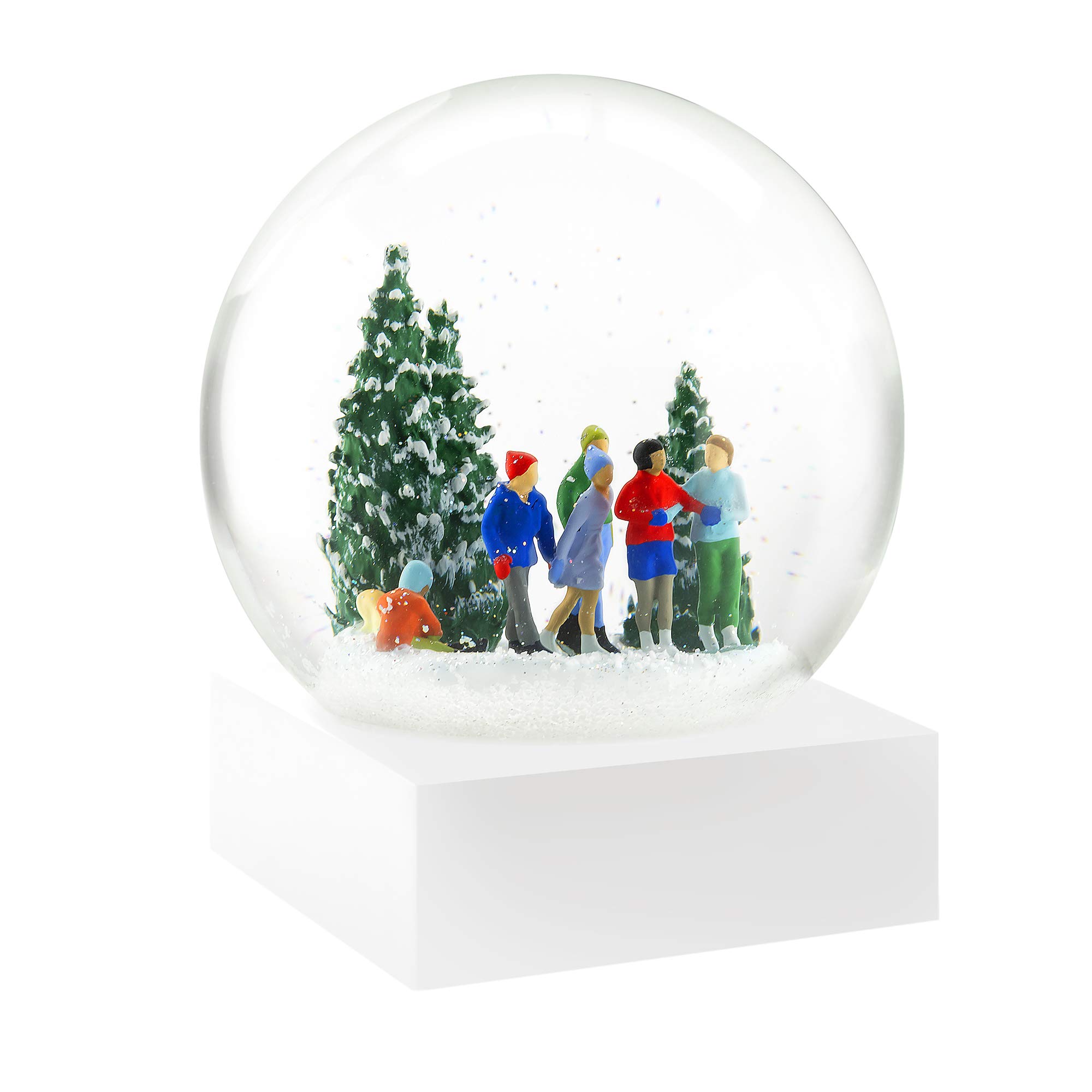Beautiful Ice Skaters Snow Globe - Handcrafted Winter Wonderland Decor for Christmas, Home & Office | Perfect Gift for Holidays, Birthdays & Anniversaries