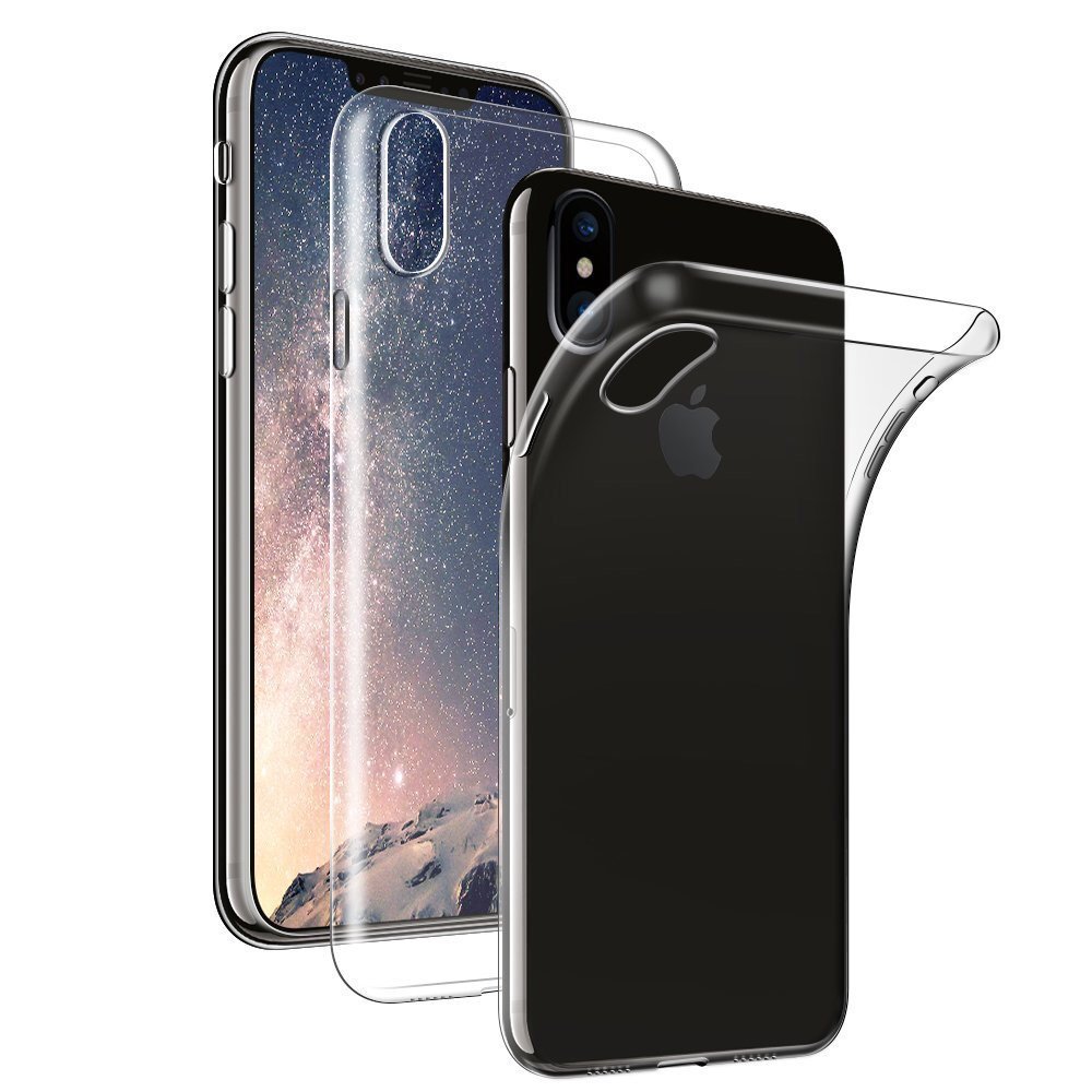 Premium Clear iPhone X Case - Durable TPU Slim Protective Cover for iPhone X/10 - Scratch-Resistant & Shockproof - Perfect for Everyday Use, Travel & Outdoor Activities