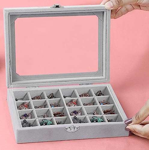 24 Slot Stock Box Grey