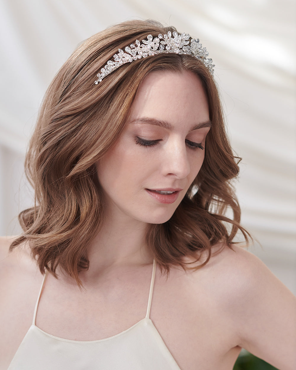 Christine Tiara - Elegant Rhinestone Bridal Hair Accessories for Weddings, Prom & Special Occasions