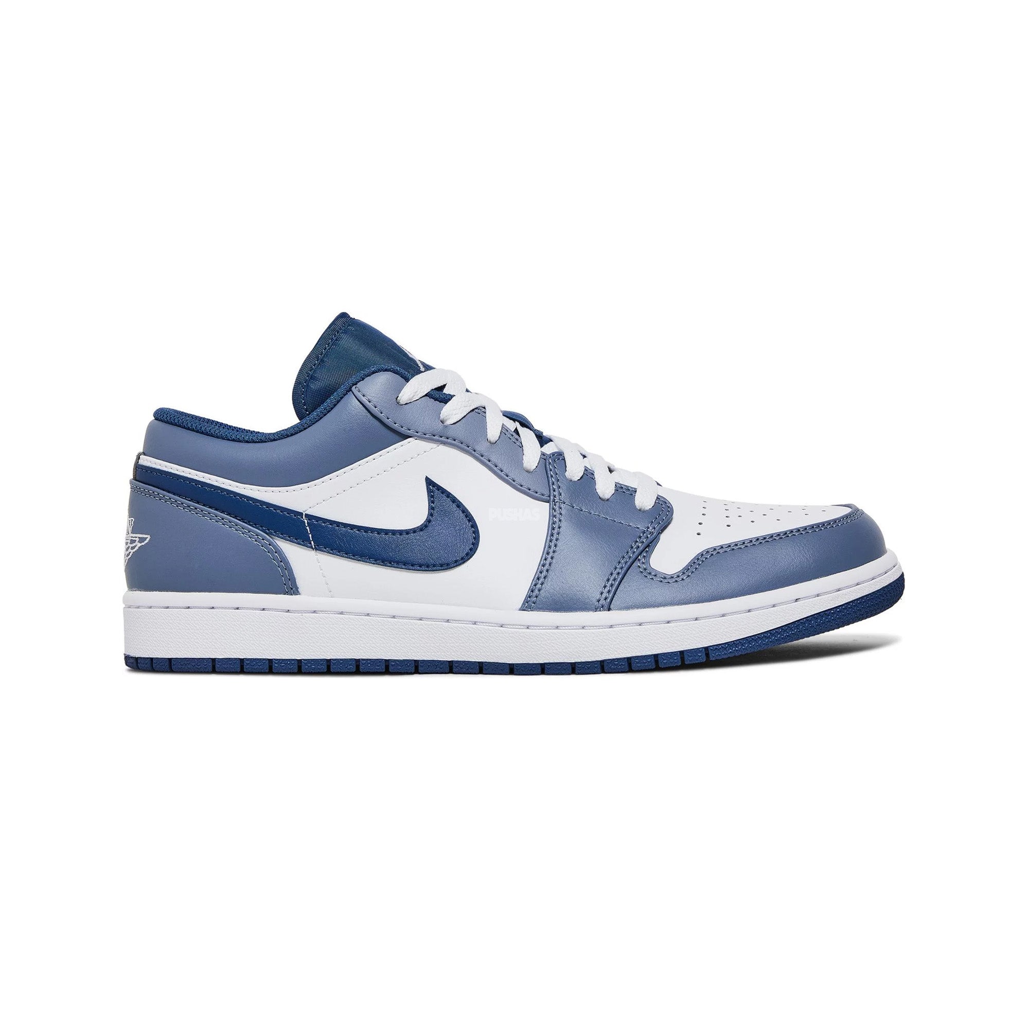 Air Jordan 1 Low 'Slate Blue Navy' GS Sneakers for Girls (2022) - Comfortable Basketball Shoes for School, Sports & Casual Wear