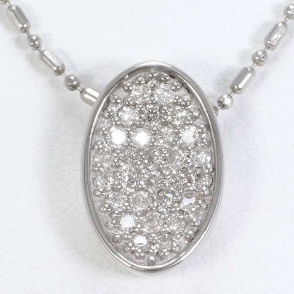 18K White Gold Diamond Necklace for Women - Elegant & Luxurious Jewelry Gift for Anniversary, Wedding, or Special Occasions