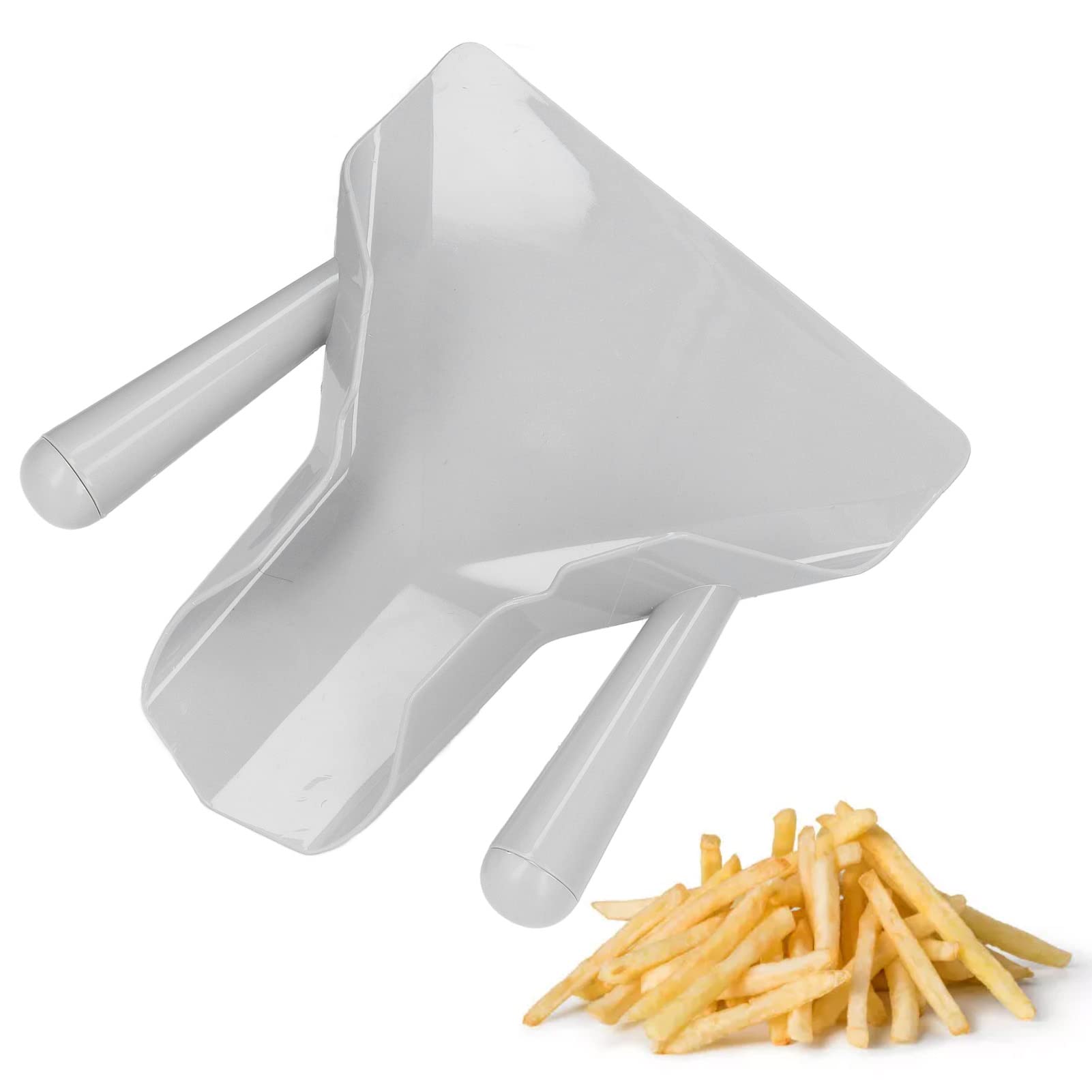 Food Grade Plastic Kitchen Shovel - French Fry Scoop for Cooking & Serving