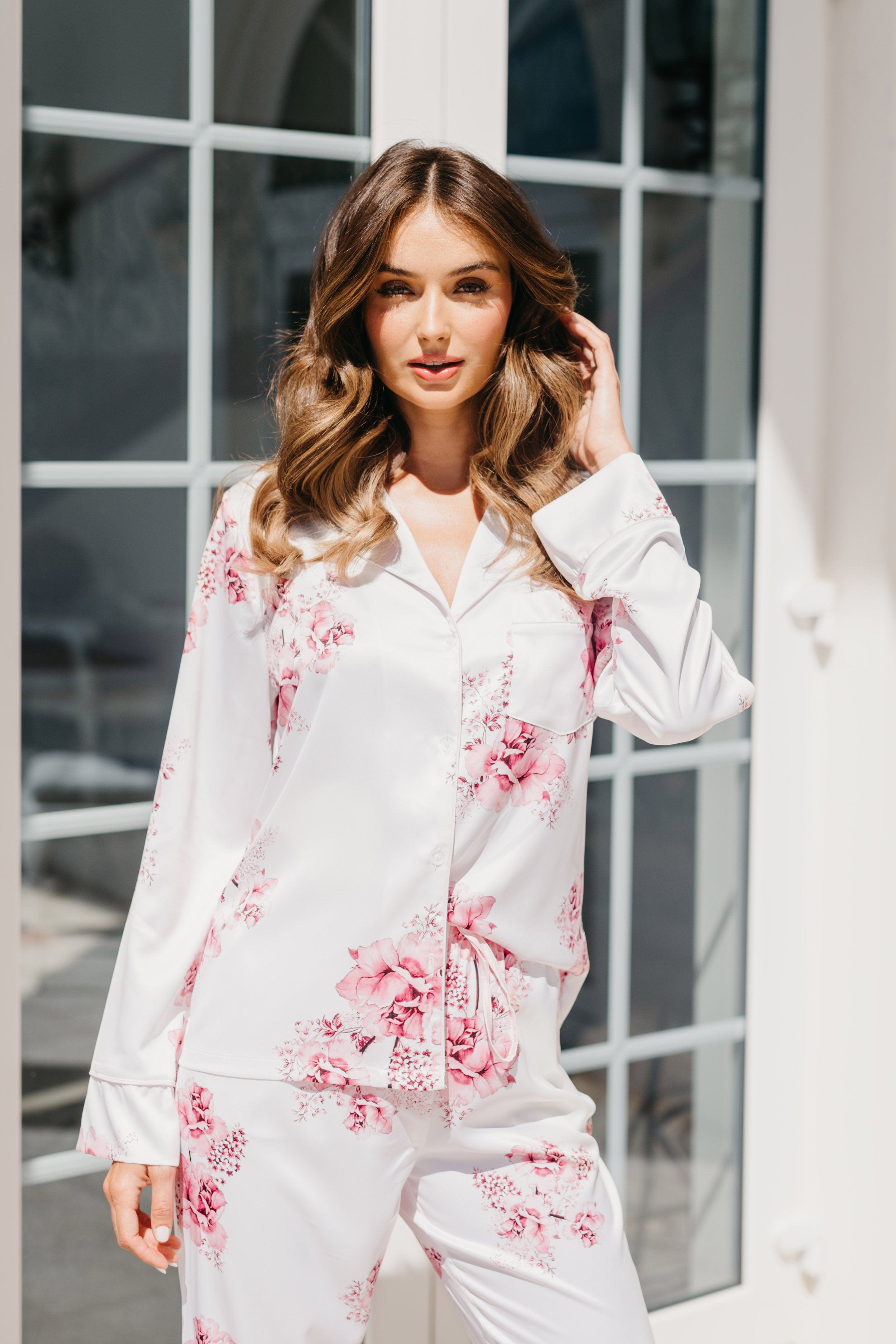 Soft Pink With Pink Floral