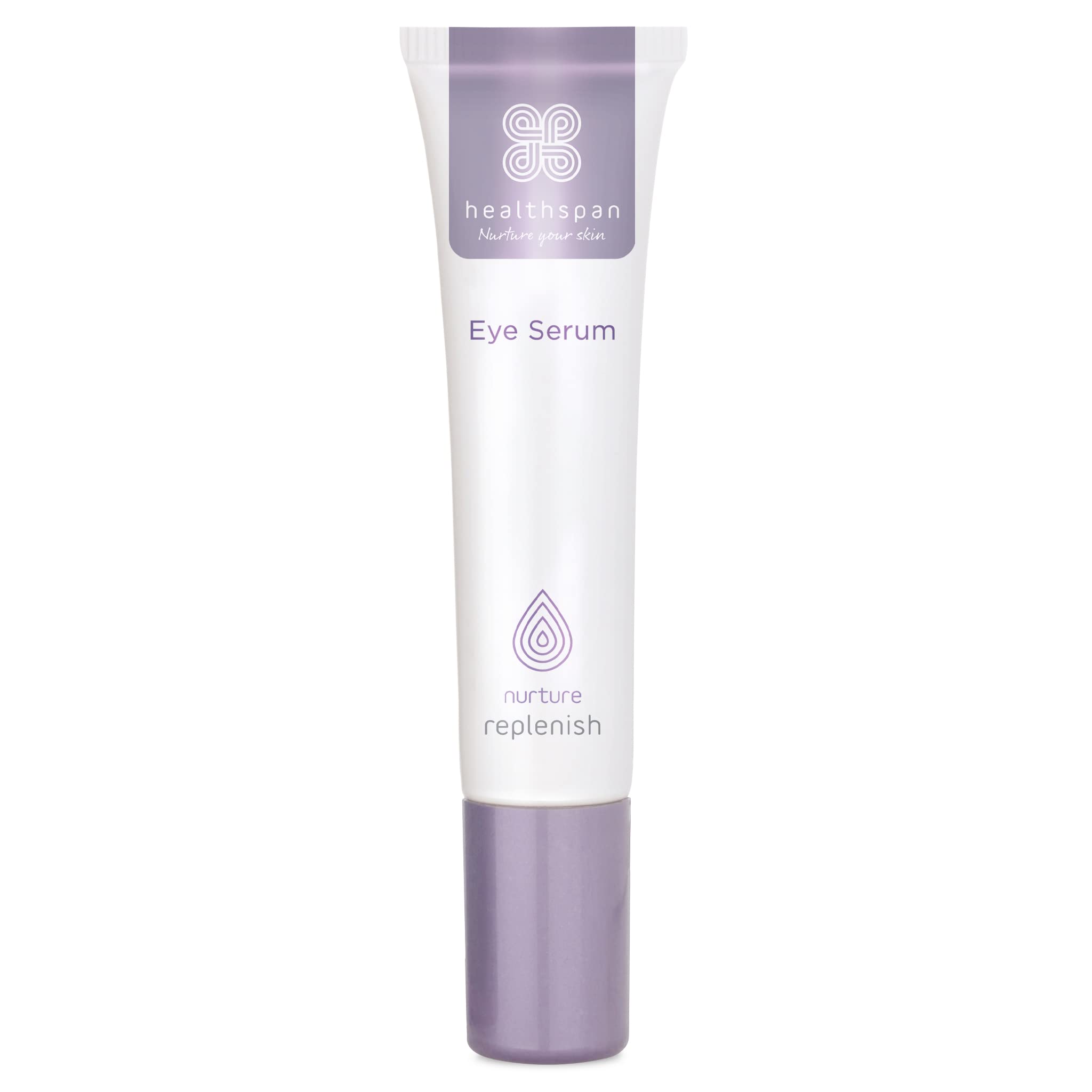 Healthspan Replenish Eye Serum (15ml) - Phytoestrogen Formula for Dark Circles & Puffiness | Anti-Aging Treatment with Shea Butter, Vitamin E & Pro-Vitamin B5 | Reduces Fine Lines & Wrinkles | Menopause Skincare Solution | Perfect for Night Routine & Daily Under-Eye Care