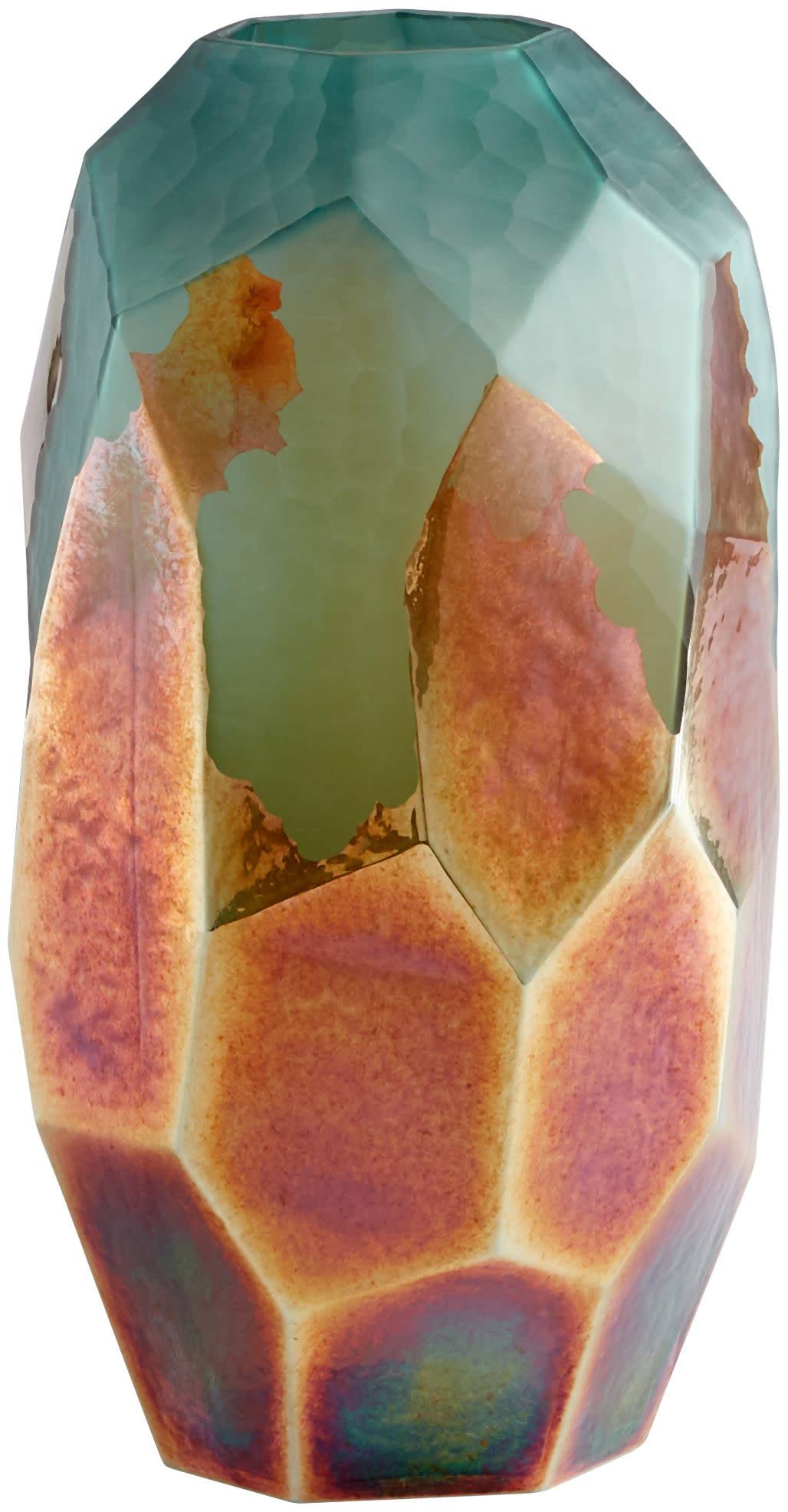 Cyan Design Roca Verde 14 Inch Large Vase - Modern Decorative Ceramic Floor Vase for Living Room, Entryway, or Wedding Centerpiece Decor