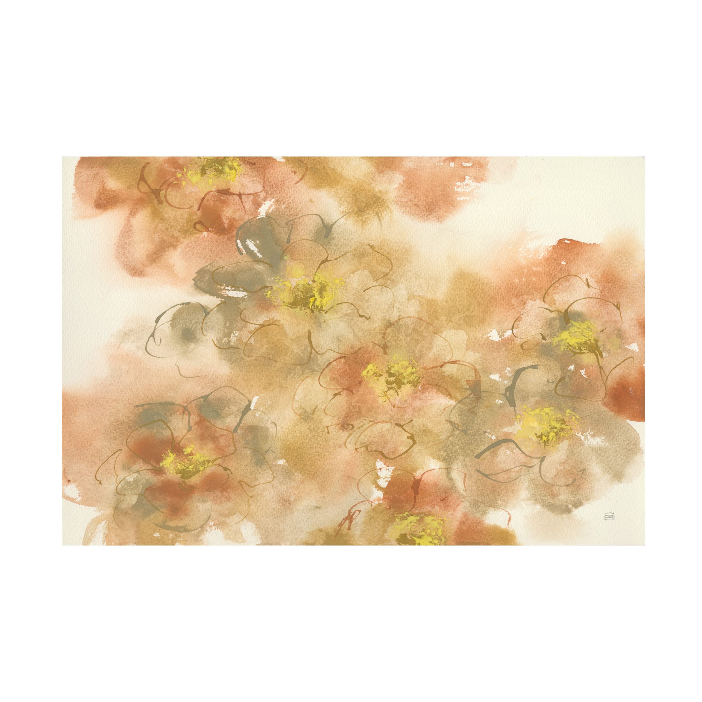 Trademark Fine Art 'Earthly Freesia' Floral Canvas Wall Art by Chris Paschke - Perfect for Living Room, Bedroom & Office Decor