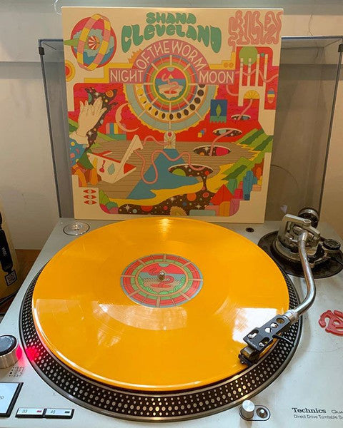 Shana Cleveland - Night Of The Worm Moon LP Vinyl Record Album Limited Edition Yellow (Near Mint NM/M) - Perfect for Vinyl Collectors & Indie Music Lovers