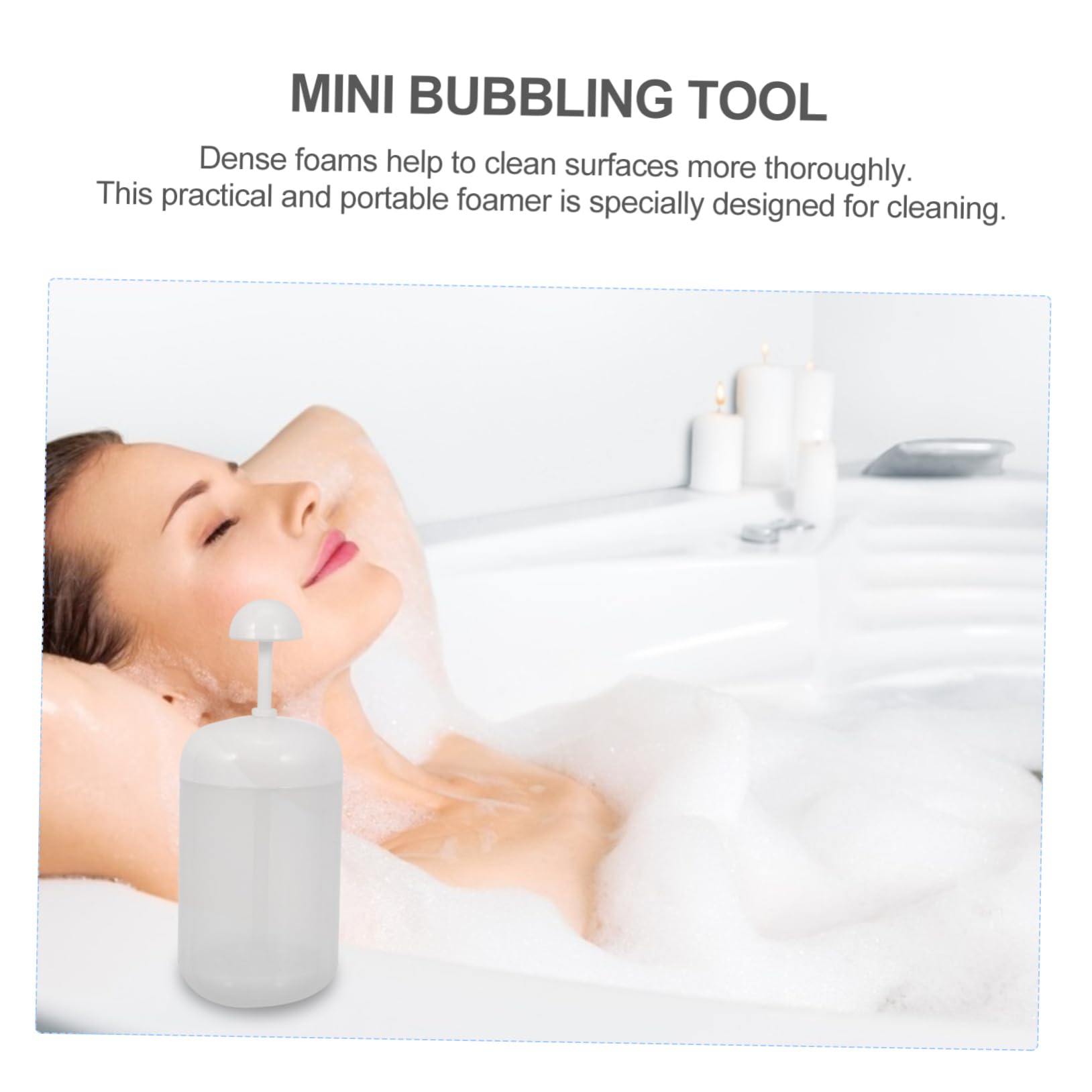 Minkissy 2-Pack Portable Bubble Maker for Skin Care & Shampoo - Cute Foam Generator for Facial Cleansing, Bubble Face Wash - Perfect for Home, Travel & Spa Days