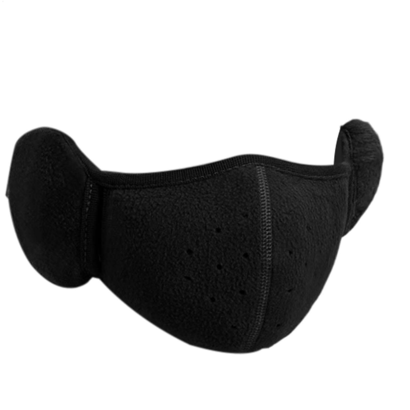 Unisex Winter Face Cover with Earmuffs - Windproof Ear Warmer with Ventilation for Outdoor Activities | Skiing, Snowboarding, Running & Cold Weather Protection