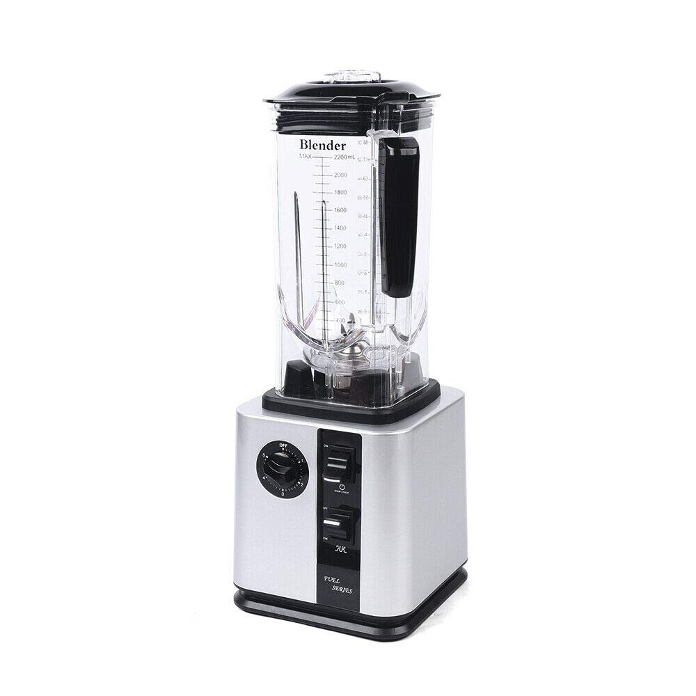 TBVECHI 2200W Commercial Electric Blender - 2.2L High-Powered Juice & Smoothie Maker with Ice Crushing Function | Perfect for Restaurants, Cafes & Home Kitchens