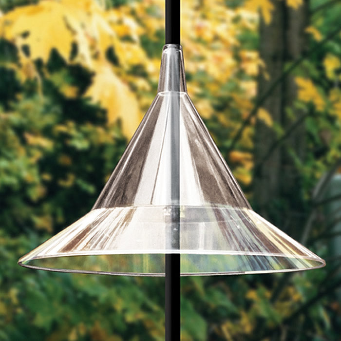 Arundale Squirrel Proof Pole Mount Baffle - Heavy Duty Bird Feeder Guard for Outdoor Use, Protects from Squirrels & Rodents - Perfect for Backyard, Garden, and Patio Bird Feeders