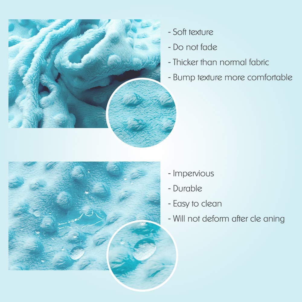 Premium Baby Changing Pad Cover - Ultra Soft Plush Dot Diaper Changing Table Cover for Boys & Girls - Safe & Comfortable 32