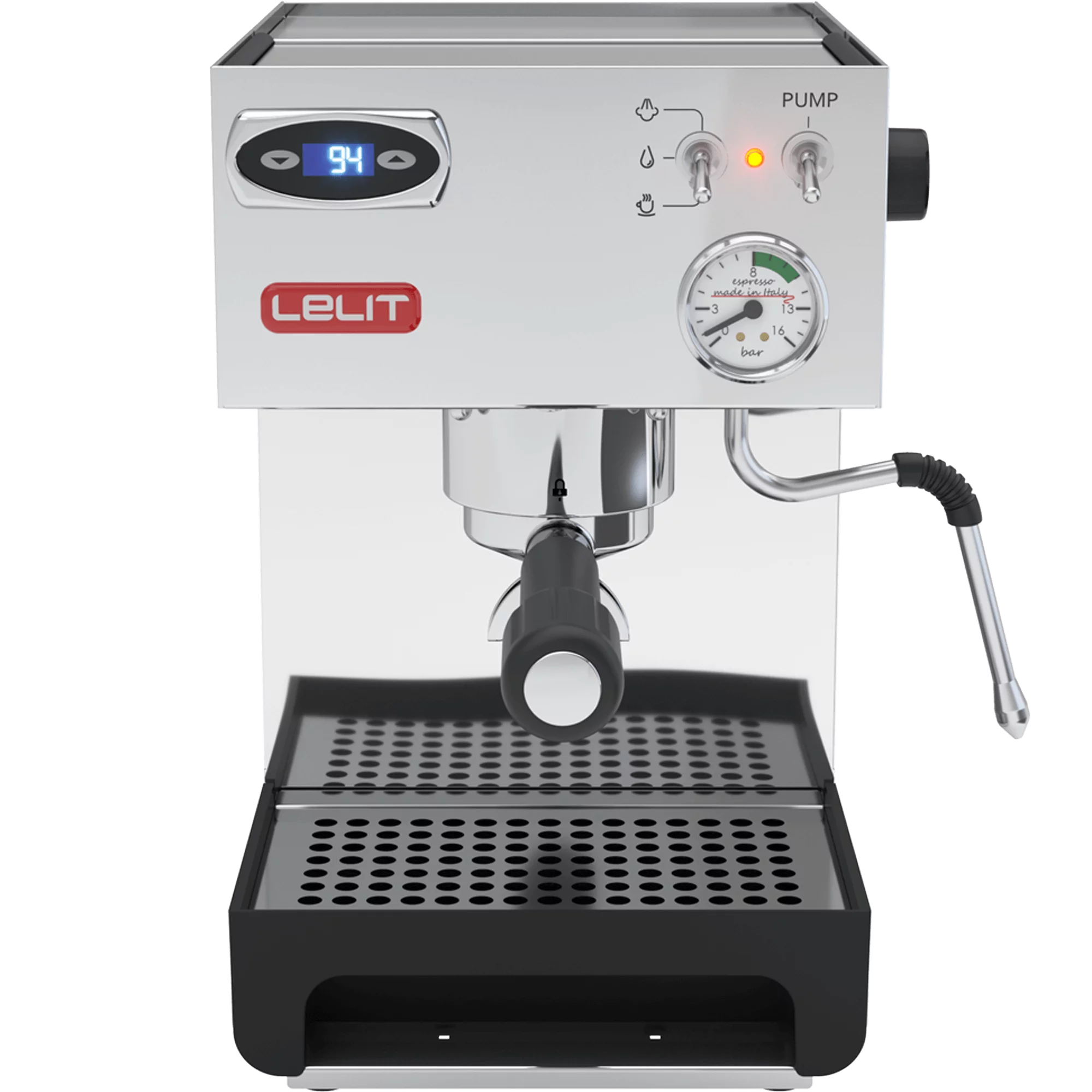 Lelit Anna PL41TEMD Espresso Machine - 15 Bar Pressure, PID Temperature Control, Professional Home Coffee Maker for Latte & Cappuccino | Perfect for Small Kitchens & Coffee Enthusiasts