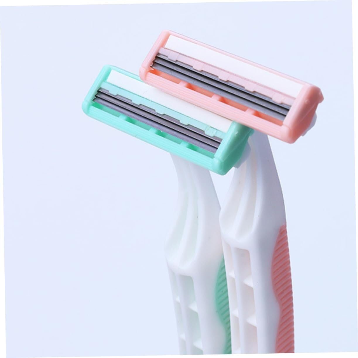 Women's Facial Hair Remover & Body Shaver Kit - 4pcs (2 Razors) for Smooth Skin - Armpit, Legs, Bikini & Facial Hair Removal - Perfect for Travel, Gym & Daily Grooming Routine