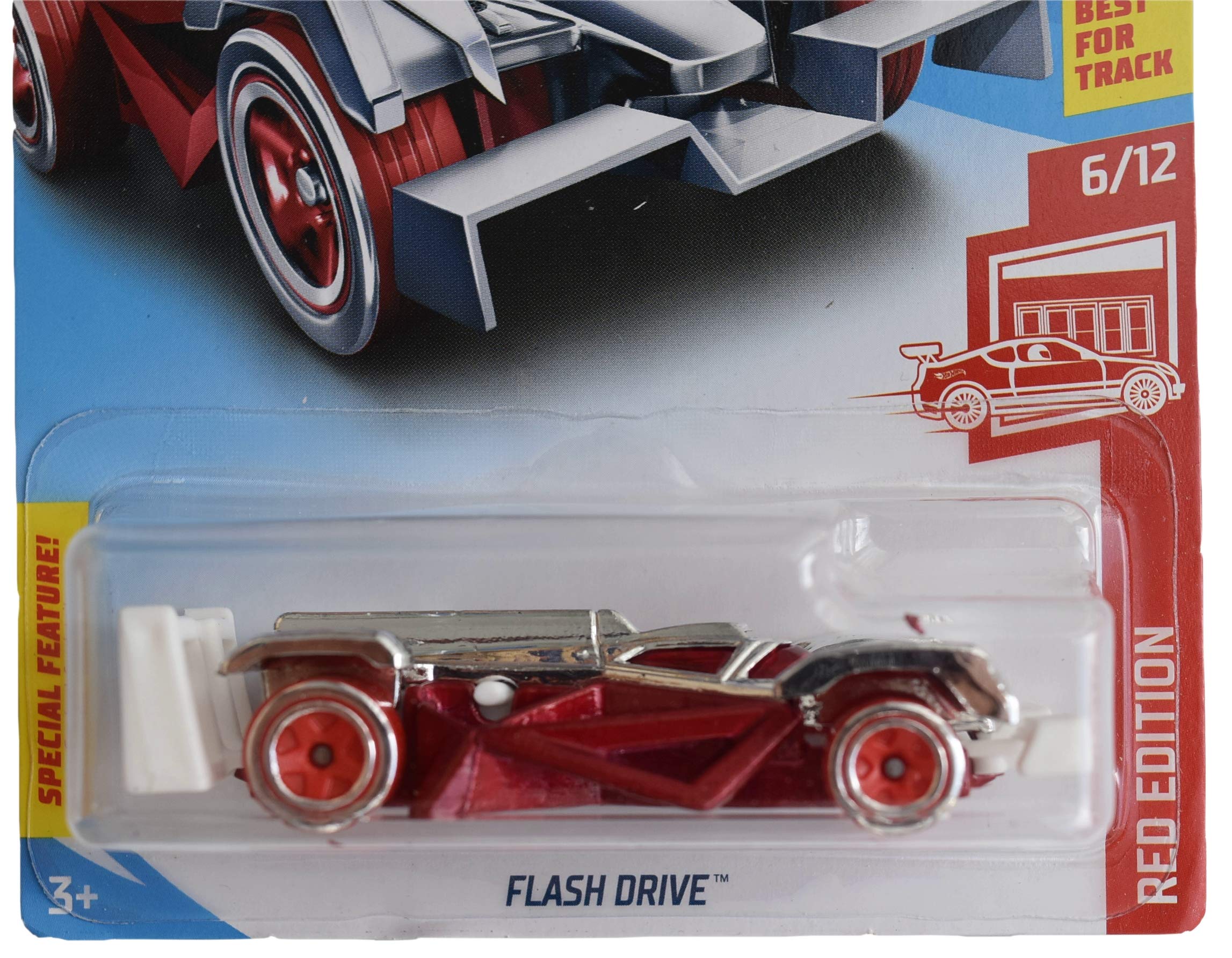 Hot Wheels Red Edition 6/12 USB Flash Drive - High Speed 32GB 64GB 128GB Memory Stick for Kids, Teens & Collectors - Perfect for School, Work, Gaming & Car Enthusiasts