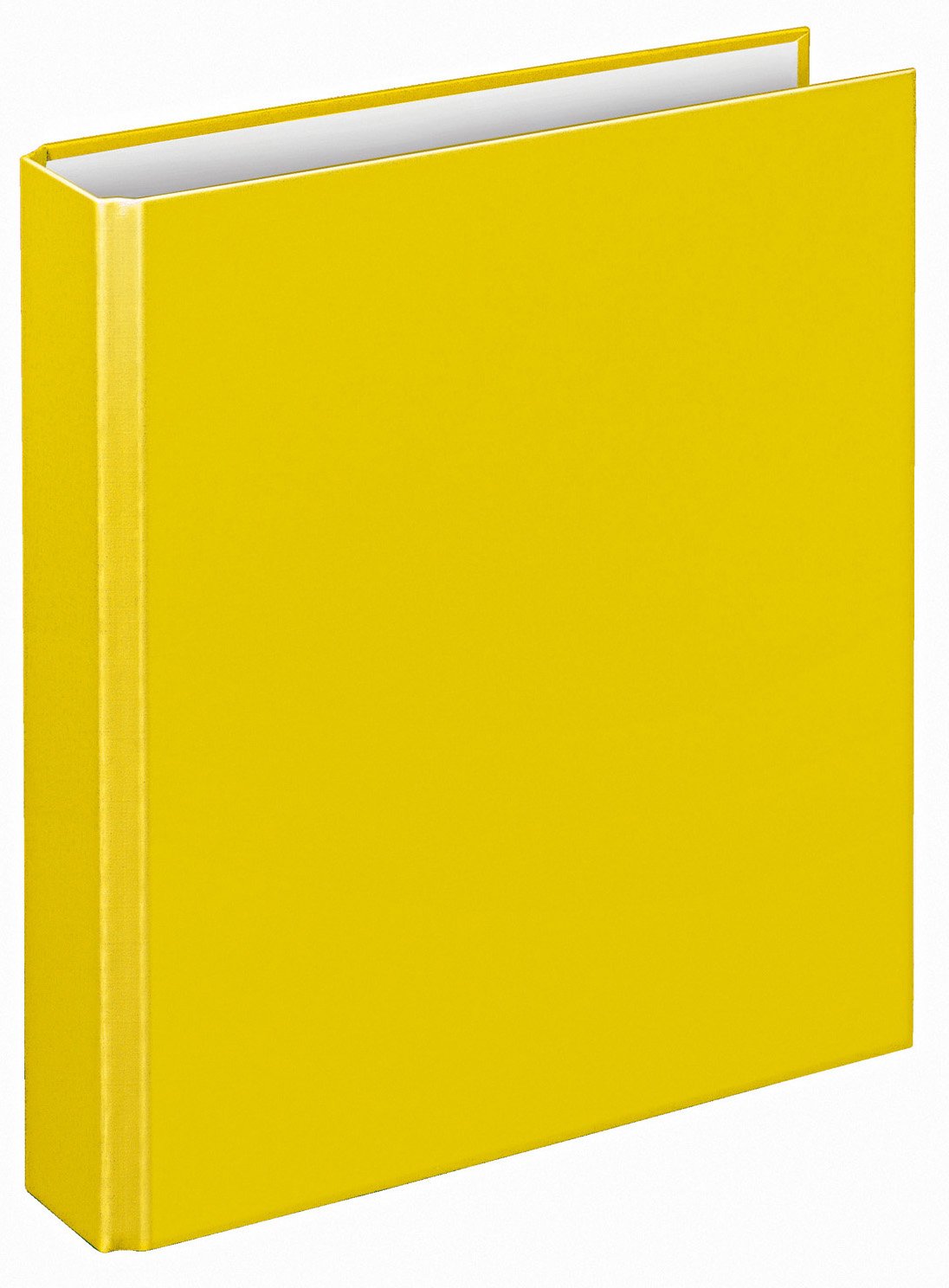 1151010 Basic Yellow A5 Ring Binder - 2-Ring Mechanism, 25mm Filling Capacity - Office, School & Home Organization Supplies for Documents, Notes & Files
