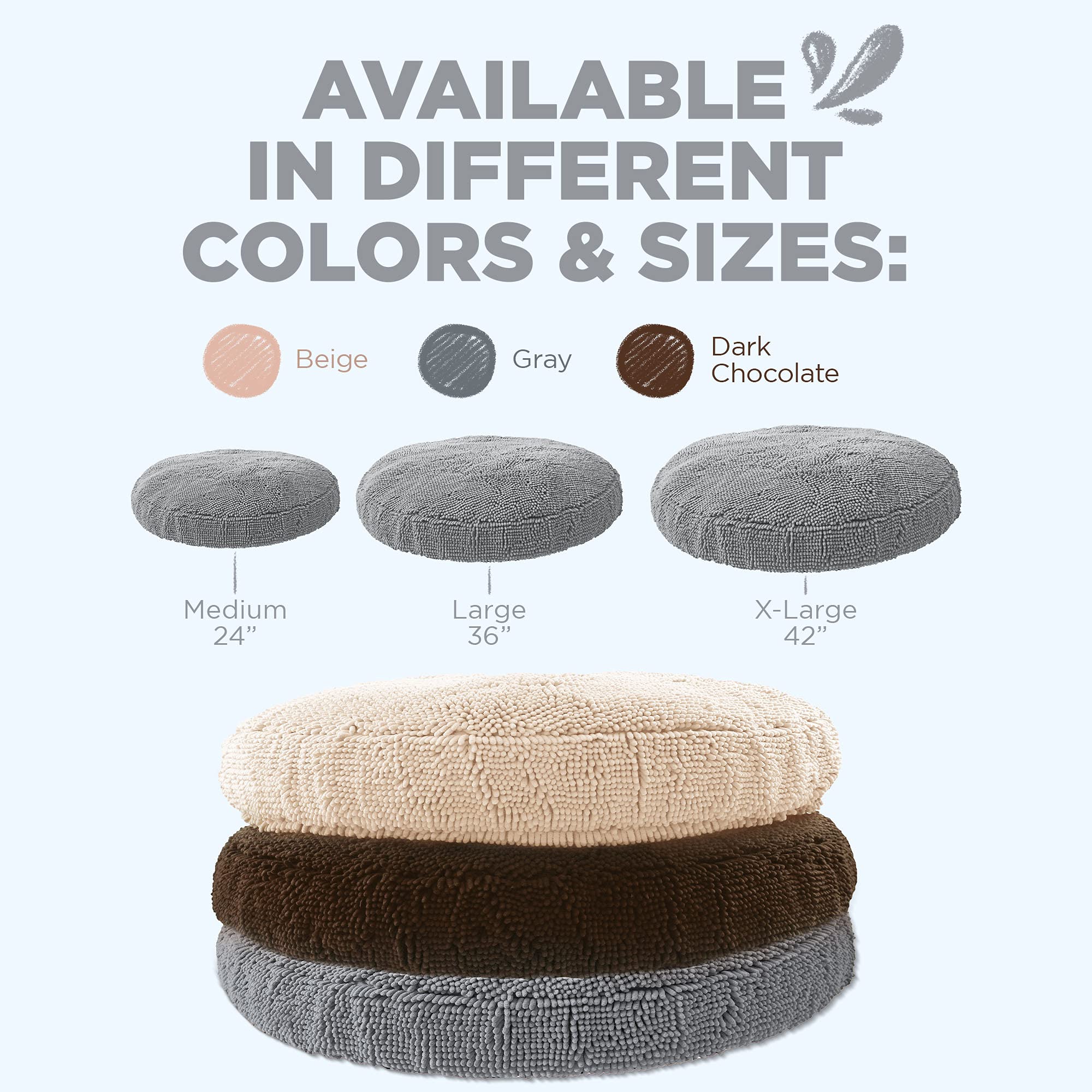 Soggy Doggy Super Snoozer Large Dog Bed - 36