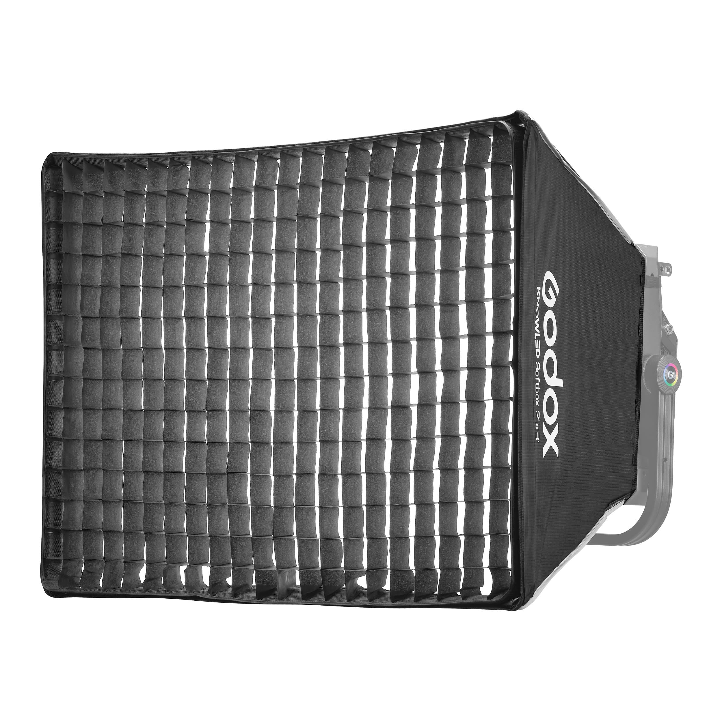 KNOWLED P600R K1 350W 2'x1' RGBWW Pixel LED Light Panel Kit with Softbox & Carry Bag - Professional Photography & Video Lighting for Studios, YouTube, TikTok Content Creation