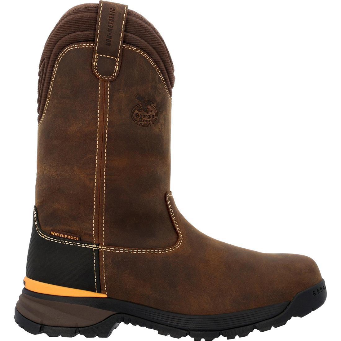 Waterproof Wellington Pull On Boots for Women & Men - Slip Resistant Rain Boots for Gardening, Hiking & Outdoor Activities