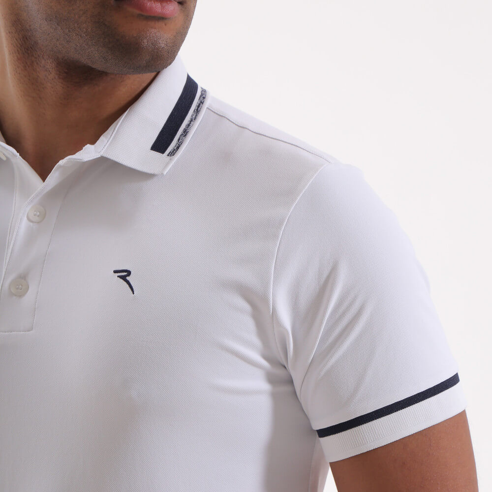 ALLOW | Stretch Pique Polo Shirt for Men | Breathable & Comfortable | Final Sale | Perfect for Casual Wear, Office & Outdoor Activities