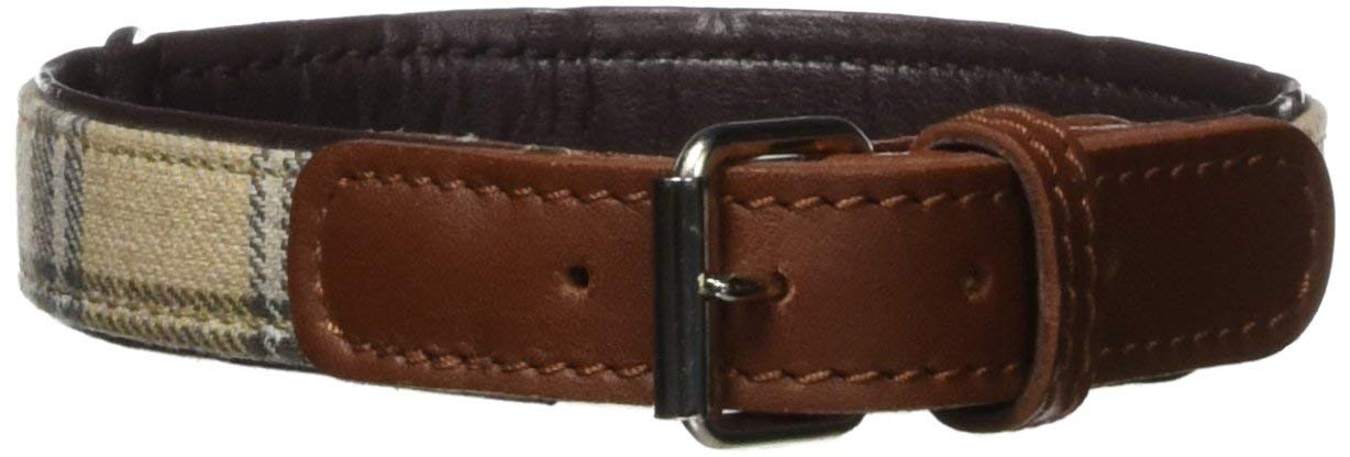 La Cinopelca Cheri Classic Tartan Dog Collar - Adjustable Pet Collar for Small Medium Dogs - Fashionable Plaid Design for Daily Walks & Outdoor Adventures