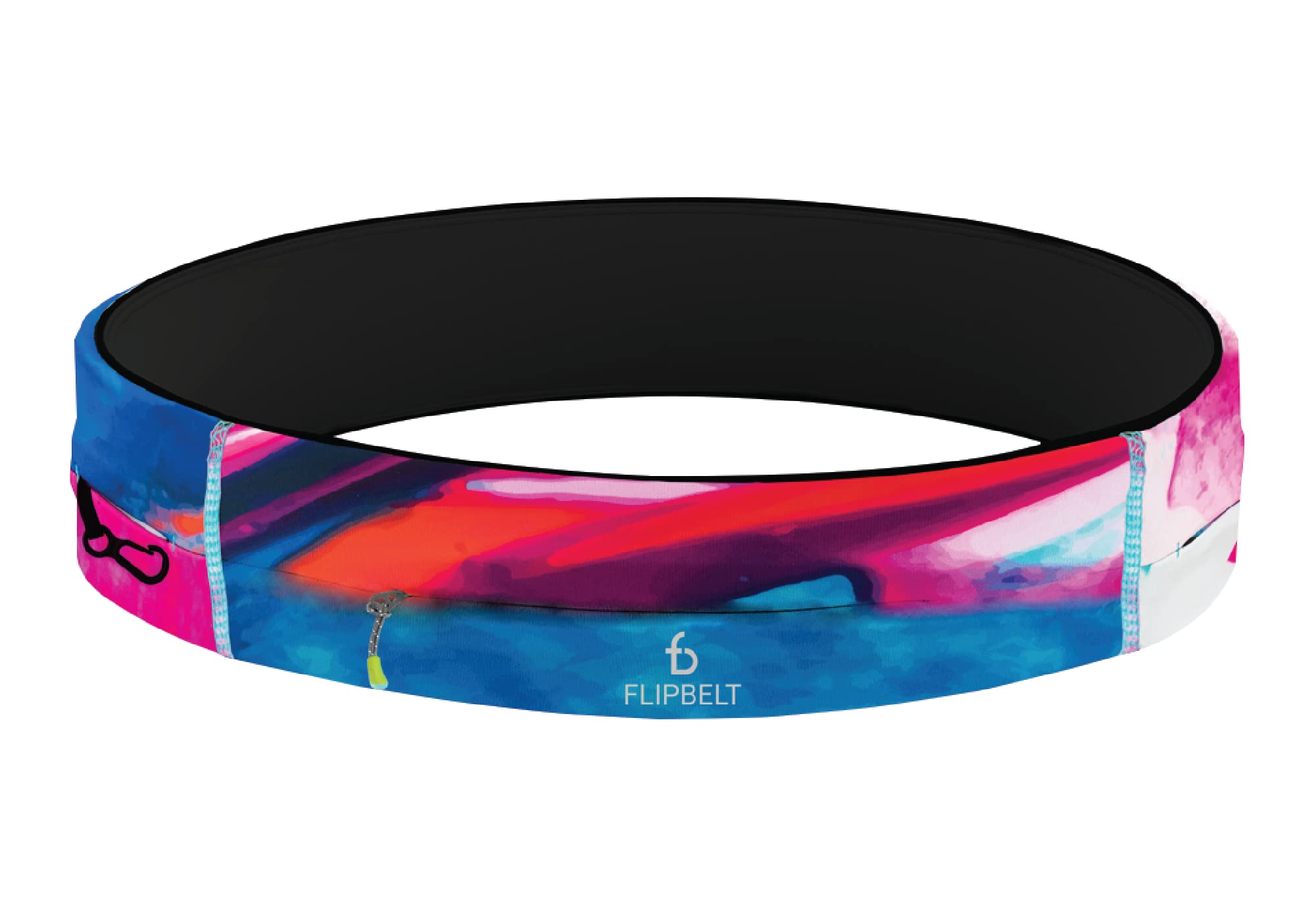FlipBelt Zipper Running Belt - Adjustable Waist Pack for Fitness, Jogging & Hiking | Hands-Free Phone Holder & Storage for Keys, Cards & Essentials | Perfect for Gym, Travel & Outdoor Activities