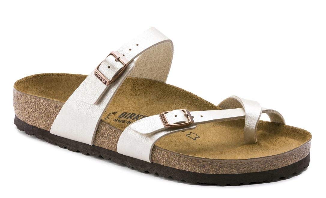 Birkenstock Women's Mayari Birko-Flor Sandals | Comfortable Cork Footbed | Adjustable Straps | Perfect for Summer, Beach & Casual Wear