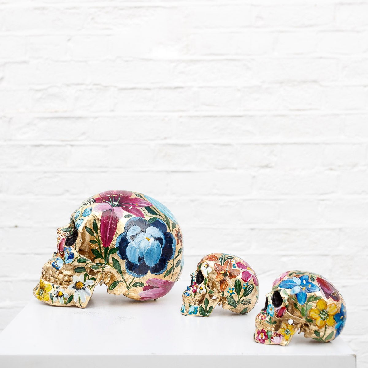 Original Handcrafted Sculpture Set of 3 - Unique Home Decor Art Pieces for Living Room, Office & Gift Giving