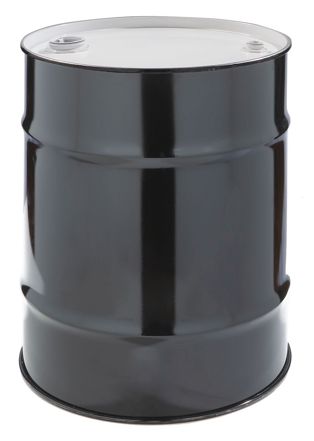 30 Gallon Black Closed Head Transport Drum - Heavy-Duty Industrial Storage Container for Chemicals, Liquids & Hazardous Materials | Ideal for Warehouse, Factory & Shipping Use