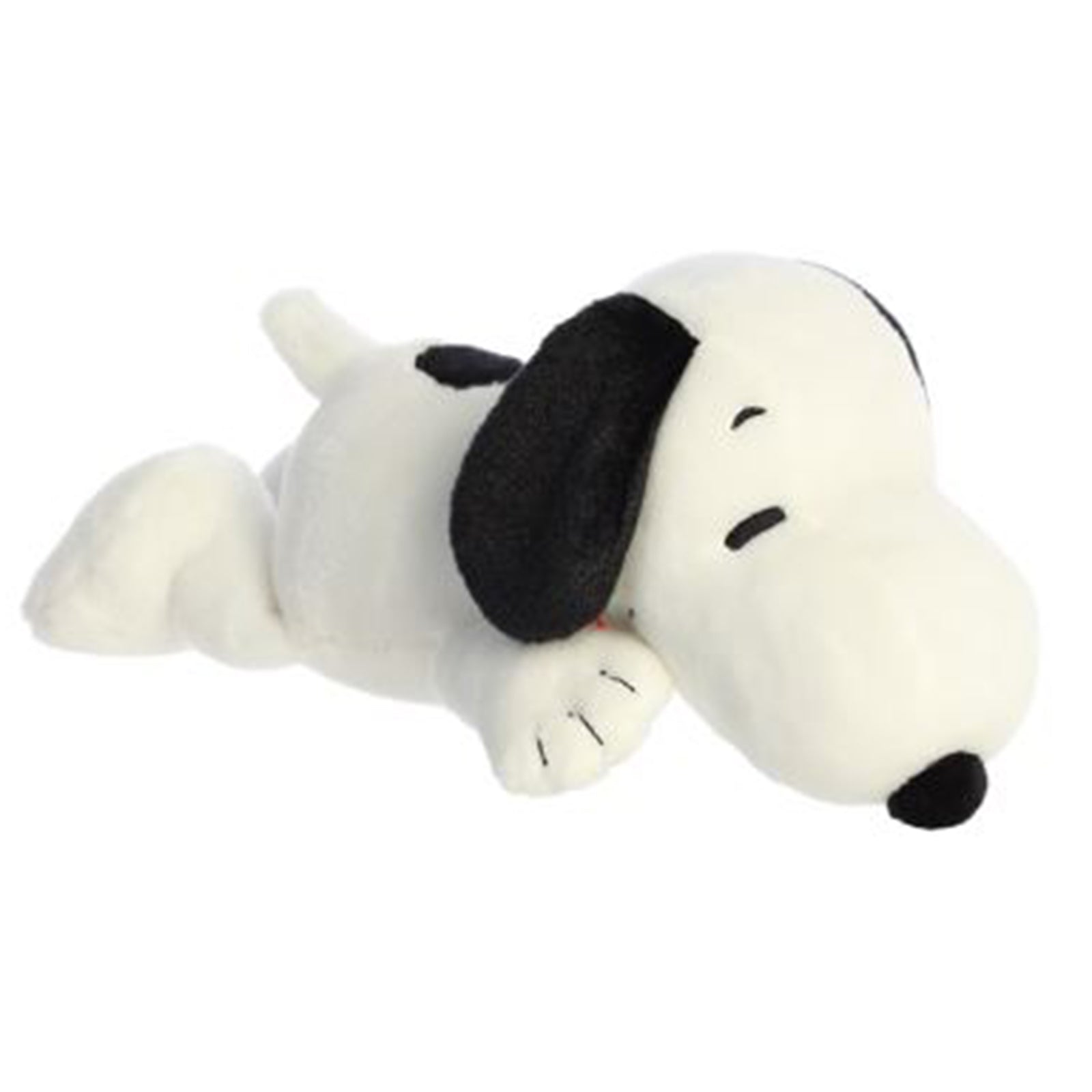 Aurora Peanuts 11.5 Inch Floppy Laying Snoopy Plush Stuffed Animal Toy - Perfect for Kids Bedroom Decor, Gift for Peanuts Fans, and Cuddly Companion