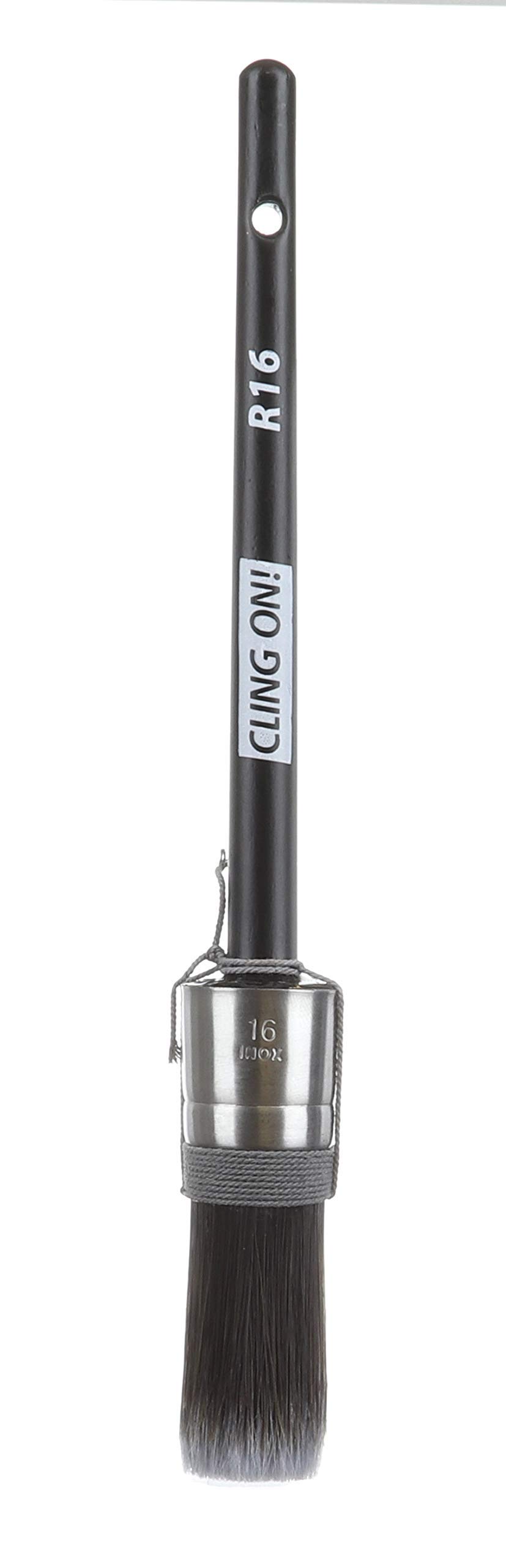 R16 Round Paint Brush for Chalk & Water-Based Paints - Perfect for Furniture Makeovers, DIY Crafts & Home Decor Projects