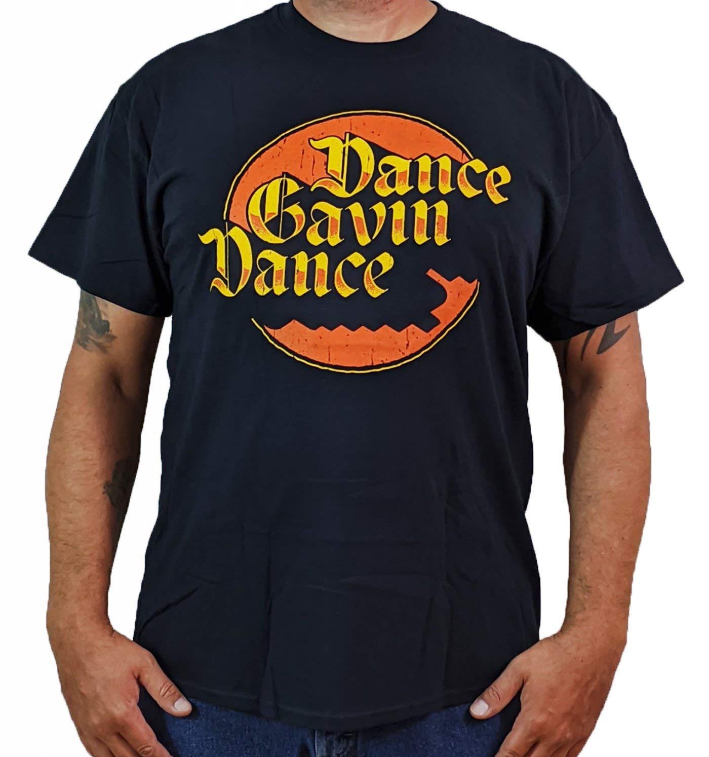 Vintage Black Dance Gavin Dance Band T-Shirt for Men - Soft Cotton Music Tee for Concerts, Casual Wear & Fan Merch