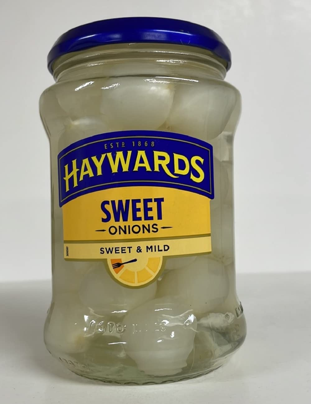 Haywards Pickled Onions 400g - Tangy British Style Pickled Onions in Vinegar Brine - Perfect for Salads, Sandwiches, Cheese Boards & Pub Snacks