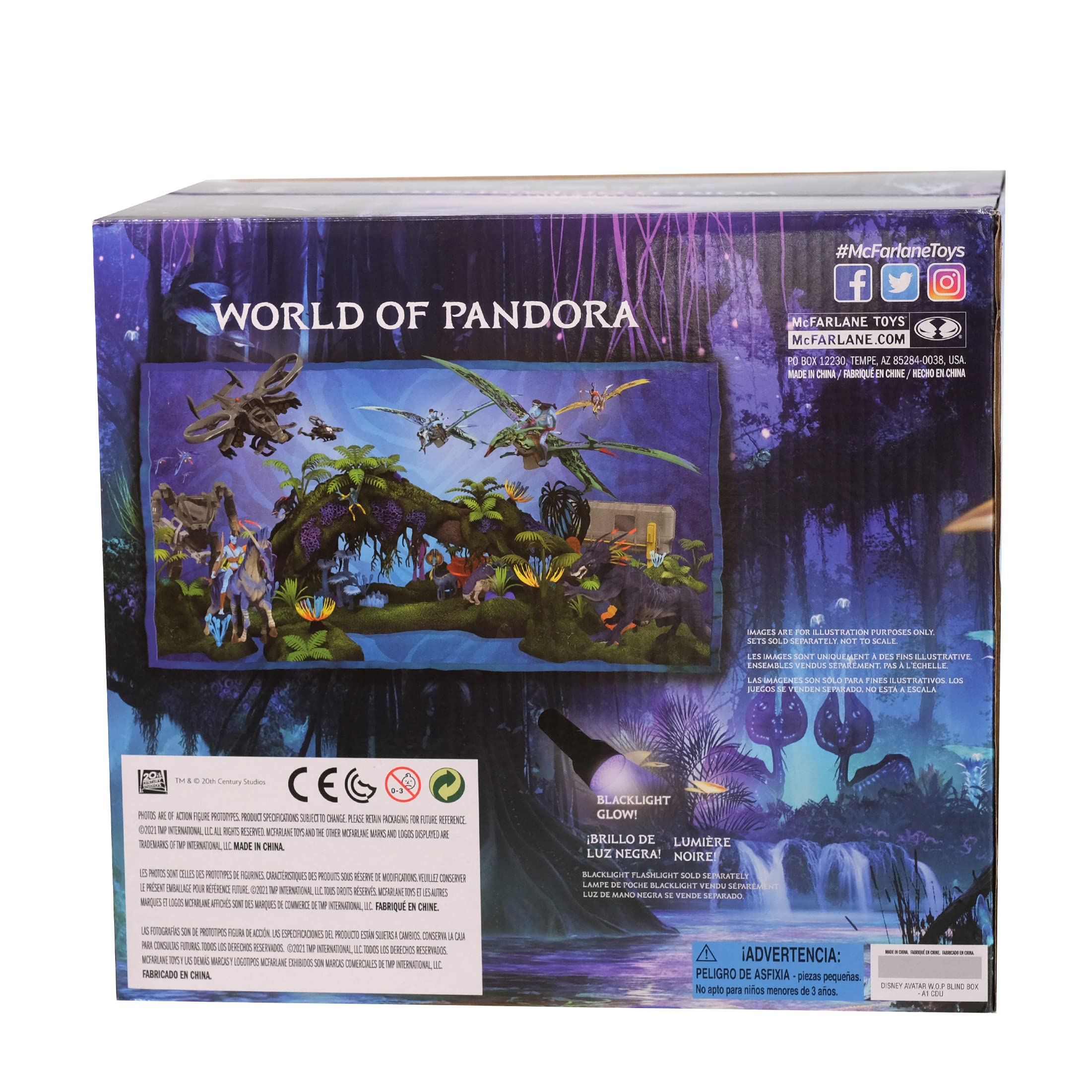 McFarlane Toys Disney Avatar World of Pandora Mystery Blind Box - Collectible Action Figure Set for Kids & Adults (Ages 8+) - Perfect for Pandora Themed Birthday Gifts, Movie Night Decor & Disney Collection Displays