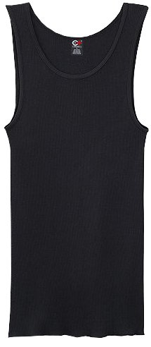 Premium Cotton A-Shirts for Men - Black - XL (Pack of 36) - Comfortable Undershirts for Work, Gym & Everyday Wear