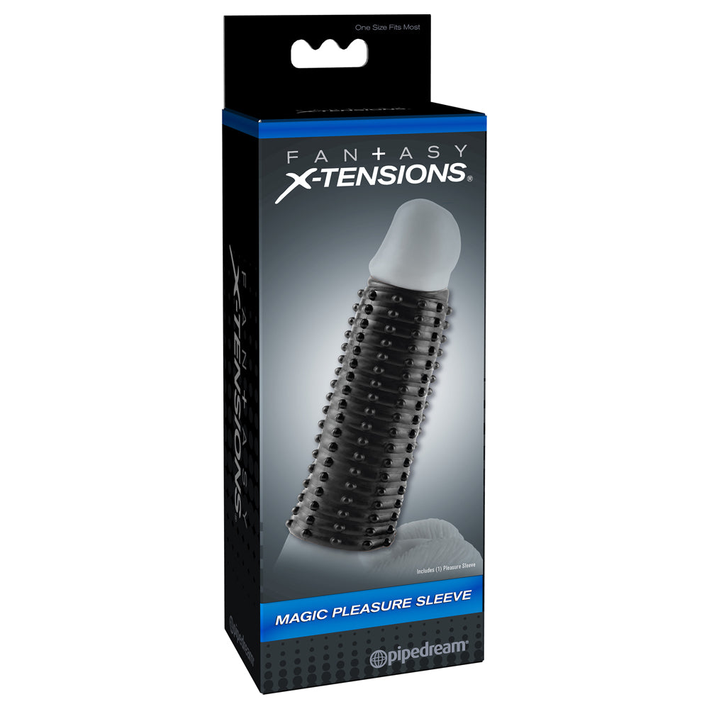 Fantasy X Tensions Magic Pleasure Girth Enhancer Penis Sleeve for Couples - Extra Thick & Realistic Feel for Enhanced Intimacy & Pleasure - Perfect for Spicing Up Your Love Life & Adult Playtime