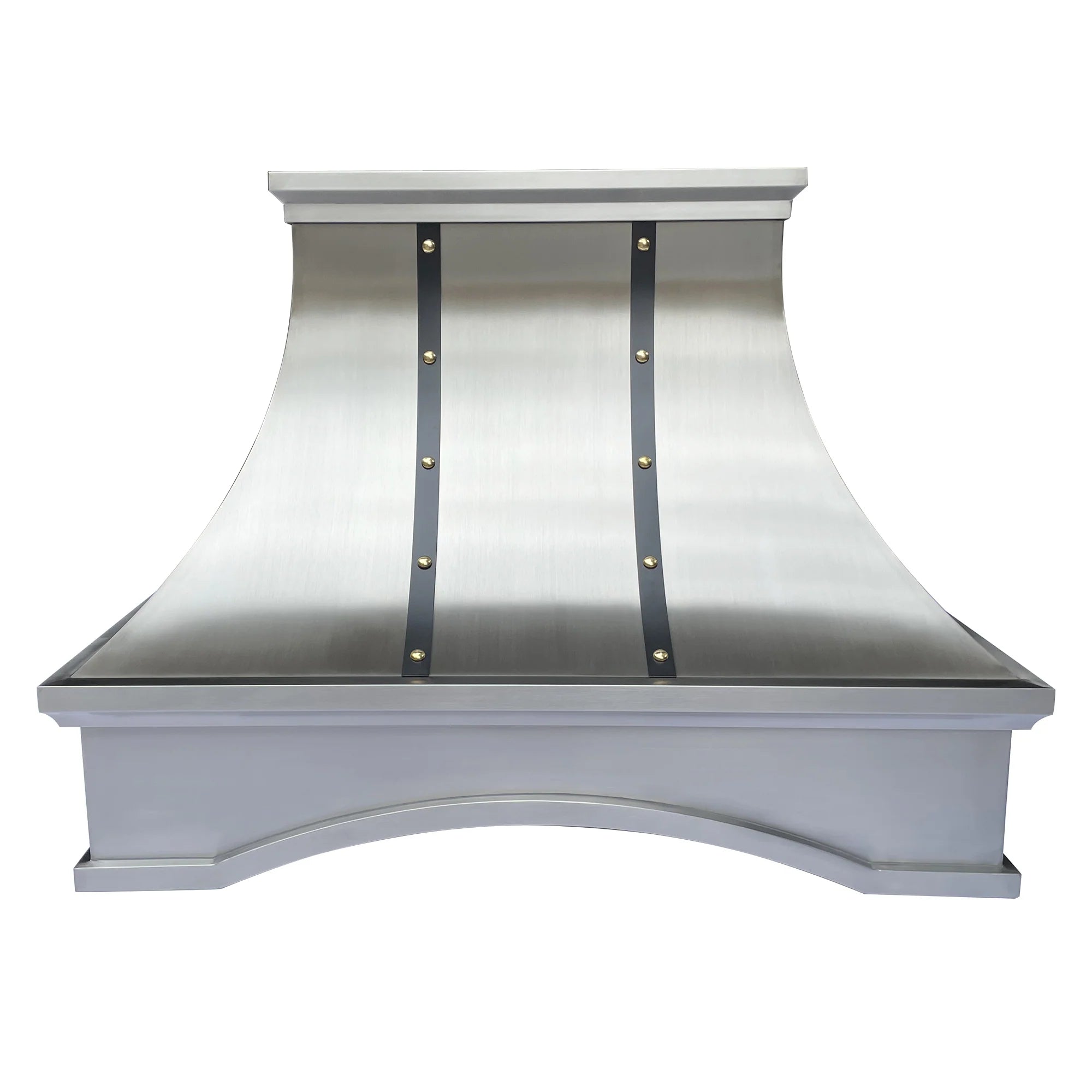 SINDA Tuscan Vent Hood With Arched Apron - 30 Inch Stainless Steel Range Hood for Kitchen - Perfect for Italian Style Home Decor & Restaurant Use