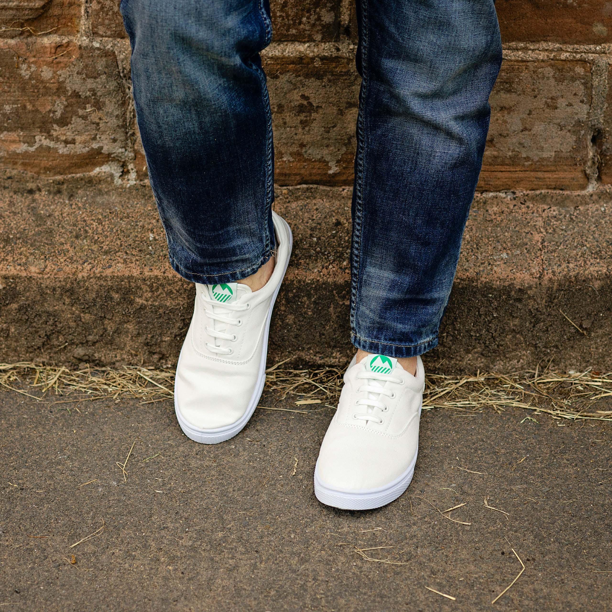 Men's Hudson Canvas Trainers - Lightweight Comfortable Sneakers for Walking, Running & Casual Wear | Breathable Fashion Shoes for Men | Perfect for Workouts, Travel & Everyday Use