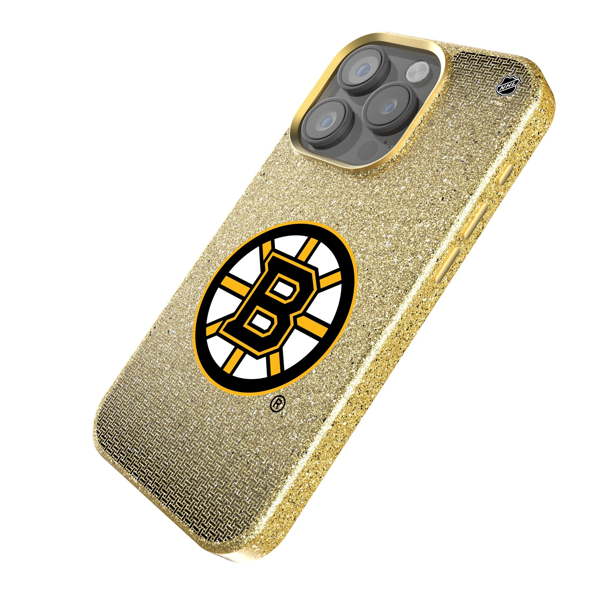 Boston Bruins Rhinestone Bling Phone Case for Apple iPhone 14 13 12 11 Pro Max XR - Sparkling Hockey Team Design for Fans & Game Day Accessories
