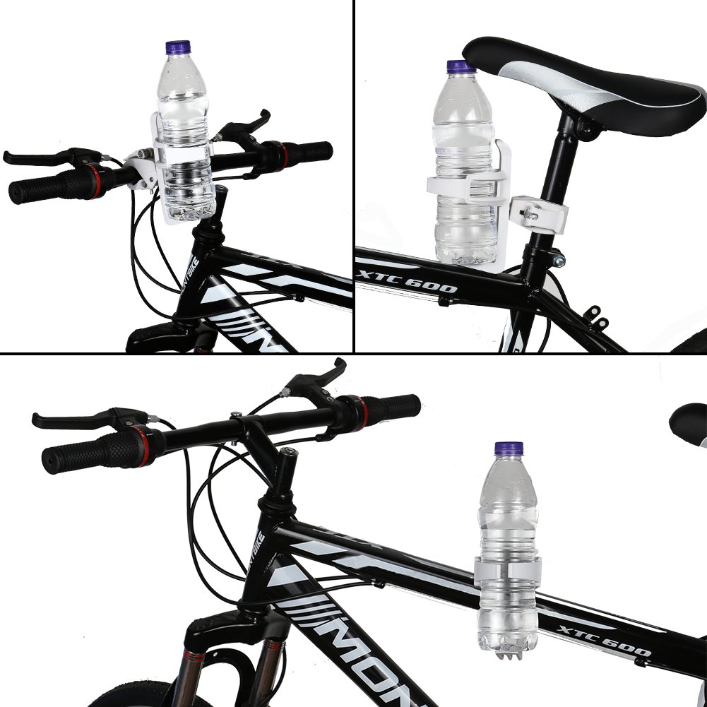 Accmor 2 Pack Universal Bike Water Bottle Holder - No Screws Needed, 360° Rotatable Bicycle Cup Cage for Kids & Adults | Perfect for Cycling, Commuting & Outdoor Adventures