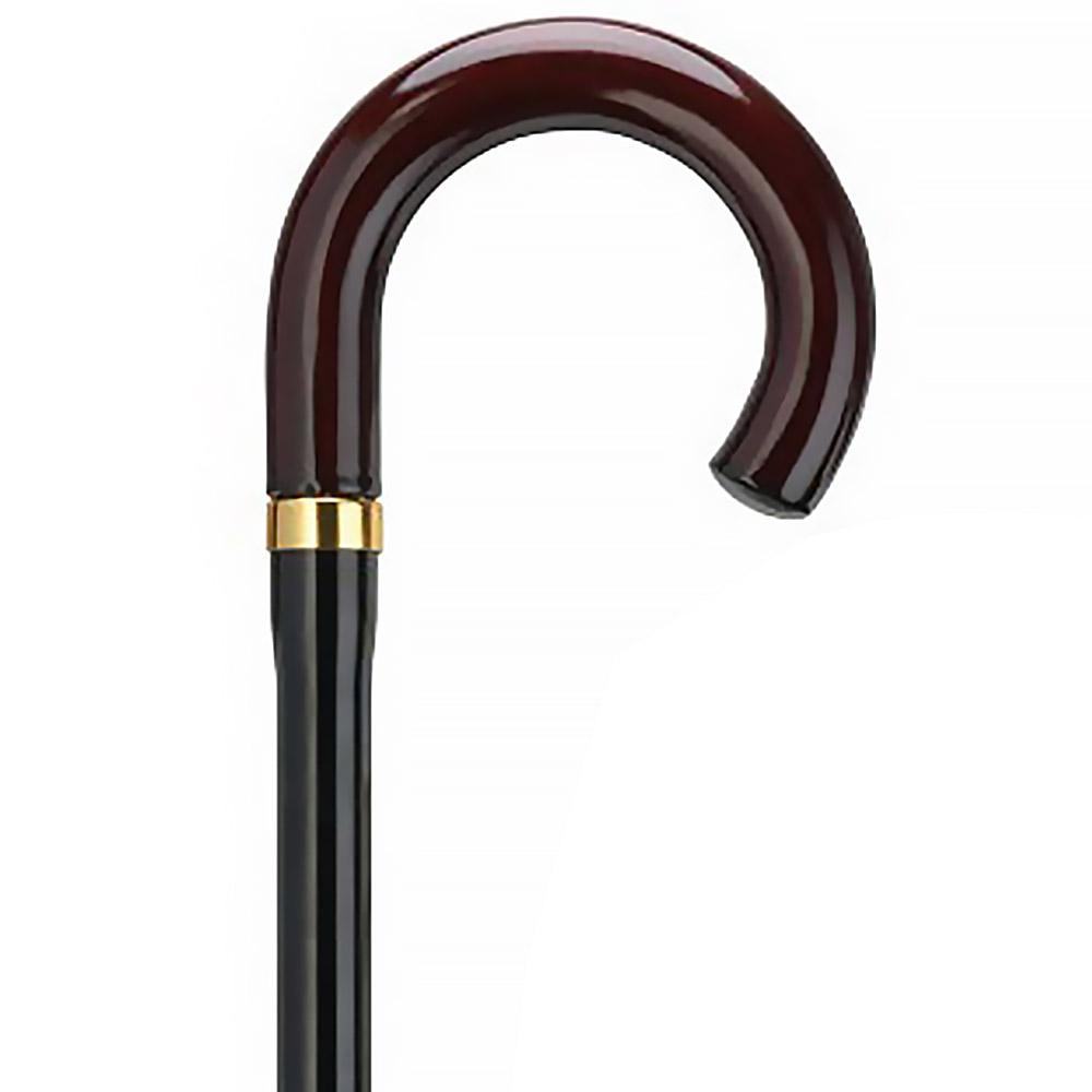 Adjustable Folding Cane with Crook Handle - Lightweight & Durable Mobility Aid for Seniors & Adults - Ideal for Walking Support, Travel, and Everyday Use (Model V3367)