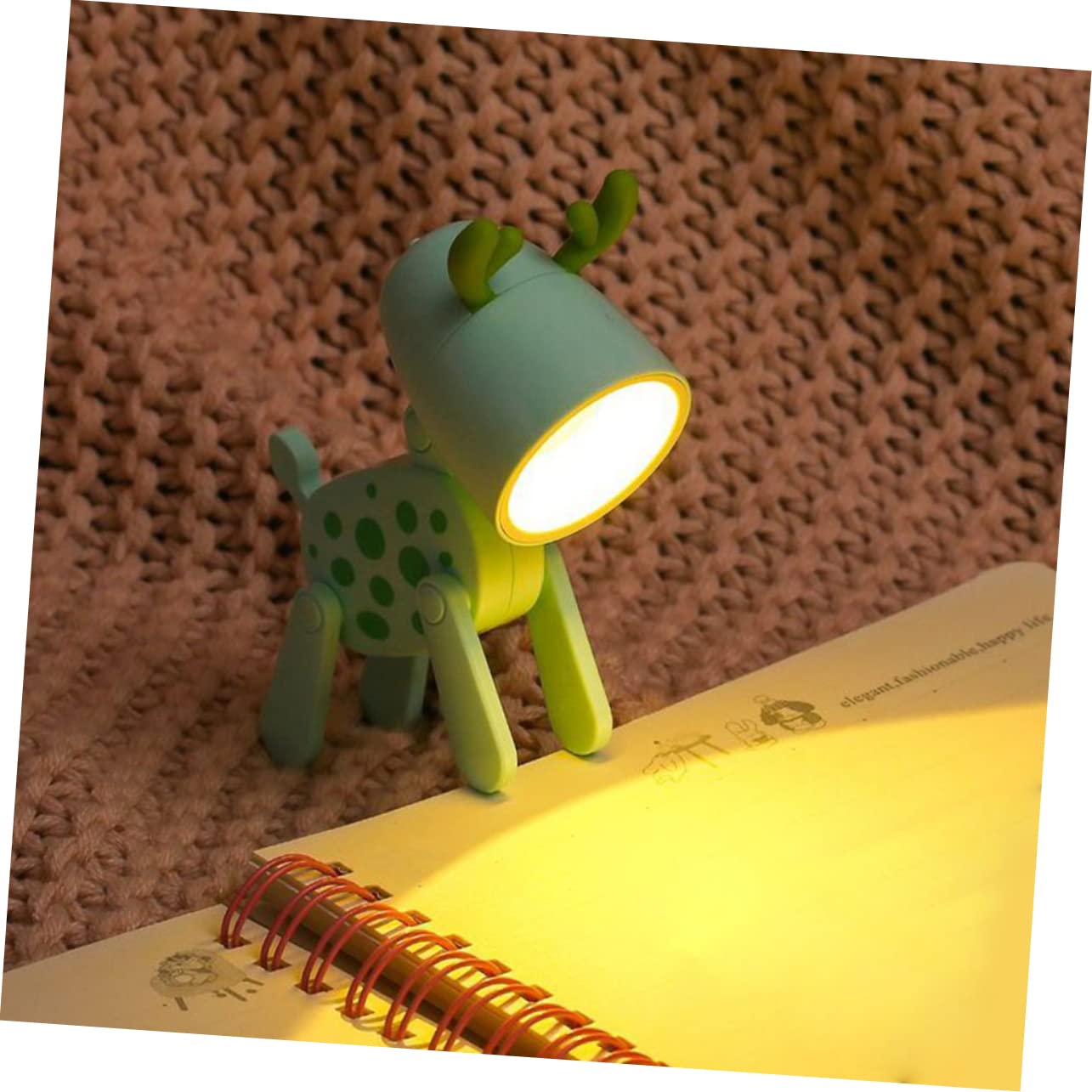 Veemoon Unique Deer Night Light - LED Kids Room Lamp, Creative Decorative Nightlight for Bedroom, Nursery & Children's Playroom - Perfect for Bedtime, Reading & Creating Cozy Atmosphere
