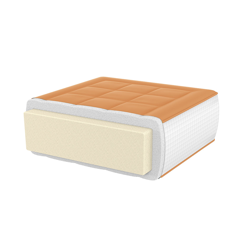 6inch square brown