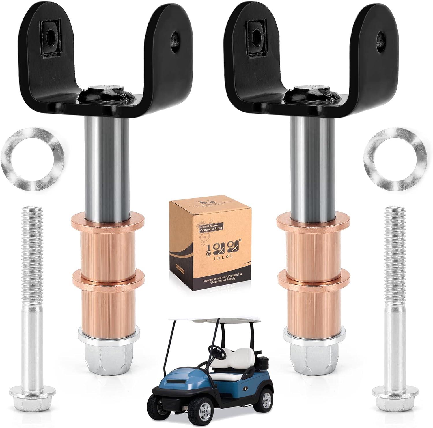 Club Car Precedent Golf Cart Front End King Pin Kit (2004 & Up) - Heavy Duty Replacement for Smooth Steering - Perfect for Golf Courses, Resorts & Neighborhood Cruising
