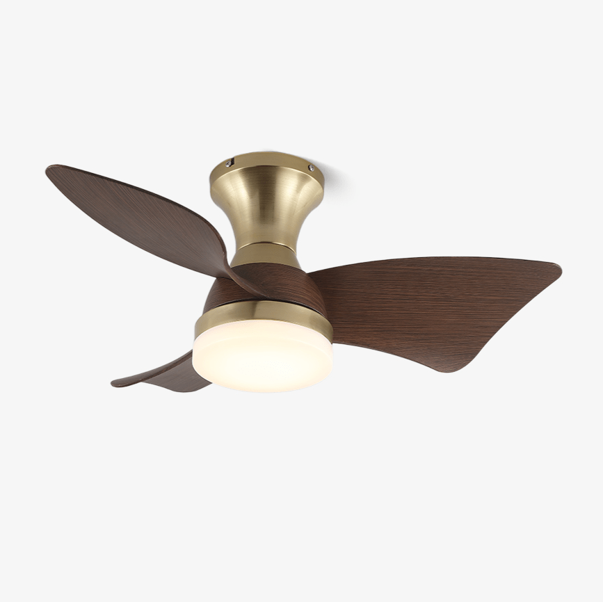 Breeze Lux Ceiling Fan with Light Kit - Modern 52 Inch Indoor/Outdoor Smart Fan - Perfect for Bedroom, Living Room, Patio & Covered Porch